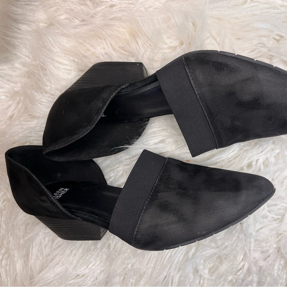 Eileen Fisher Women's Elegant Black Loafers - Picture 4 of 4